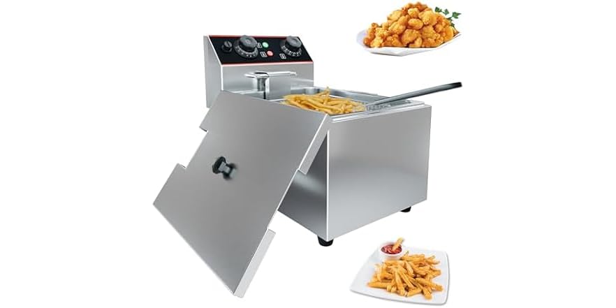 Professional Electric Deep Fryer for Home 8L