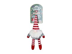 Bow Wow Pet Xmas Knitted Gnome Plush Dog Toy