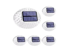 LYHOPE B0DNXM3BY3 6 Pack Solar Fence Lights