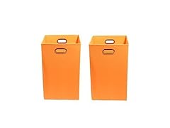 2-Pc Tall Bin Bundle - Orange
