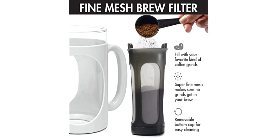 Primula Burke Cold Brew Coffee Maker – Smooth & Rich Flavor - Image 4