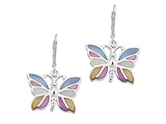 Mother of Pearl Butterfly Earrings