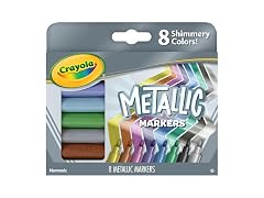 Crayola Metallic Markers, Art Supplies, 8 Count