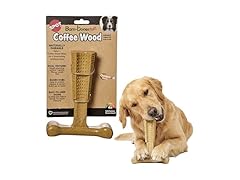 SPOT Bam-Bones Plus Coffee Wood T-Bone Dog Chew Toy