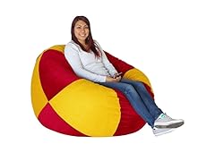 Gold and Scarlett Red 50" Bean Bag