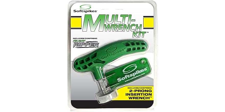 SOFTSPIKES Multi Wrench Kit,Green