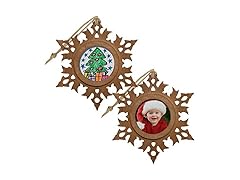 FINE PHOTO GIFTS Wood Snowflake 1.5" 