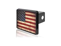 Zone Tech GA0083 SA American Flag Logo Hitch Cover Flag