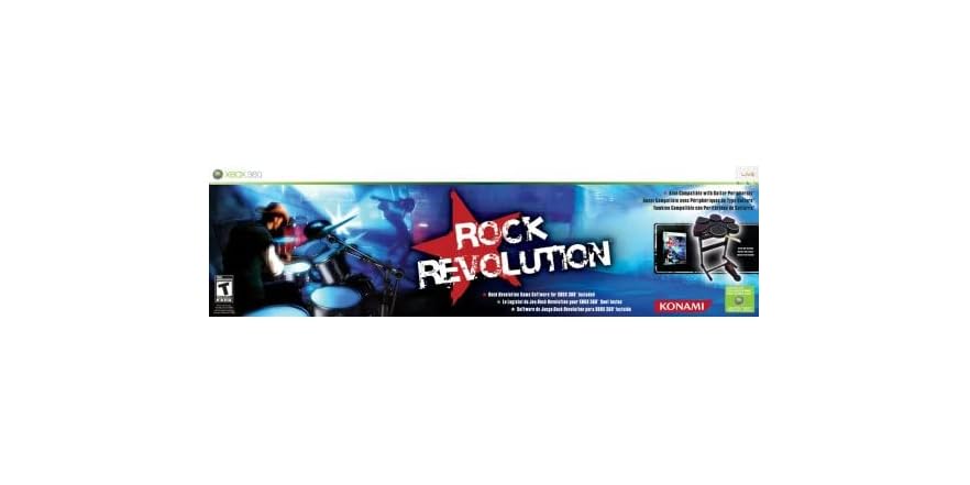 Jeu Rock Revolution Sur Xbox 360, Jeu De Musique Et Sport, Neuf Sous Blister, PEGI 12