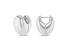 Amazon Essentials 20mm Sterling Silver Earring