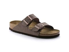 Birkenstock Unisex Arizona Sandal Birkibuc Mocha