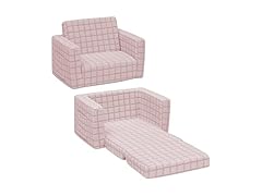 Delta Children Checkered Cozee Flip-Out Kids Chair