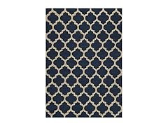 Navy Geo rug (4 Sizes)