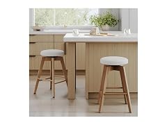 Nathan James Amalia Stool, White Oak