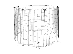 Amazon Basics Foldable Octagonal Metal Exercise Playpen 42"