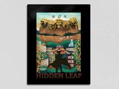 Visit Hidden Leaf 11" x 14" Metal Poster