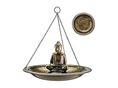 Good Directions 18" Hanging Aged Brass Bird Bath