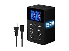 SABRENT 8-Port Charging Station w/ LCD Display