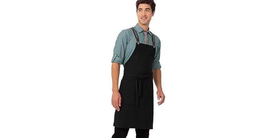 Tablier De Travail Chef Works Berkeley Bib Apron - Tablier Mixte Unisexe Avec Bretelles Croisées Et Poches