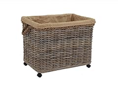 Basket w/ Rope & Jute Lining (2 Sizes)
