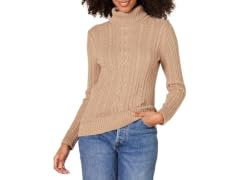 Amazon Essentials Women (L) Fisherman Sweater