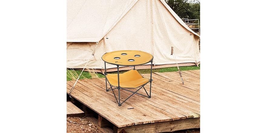 ARROWHEAD OUTDOOR Circular Folding Table