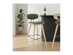 Armen Living Fox Bar Height Bar Stool, Set of 4