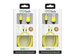 2 Pack 9' Silicone Micro Charging Cables