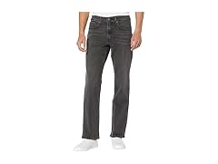Levi's Men (40W x 30L) Straight Worn-black Jean