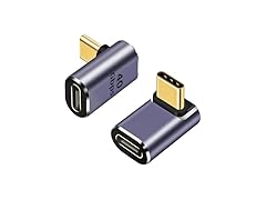 THAMBA USB C 90 Degree Adapter