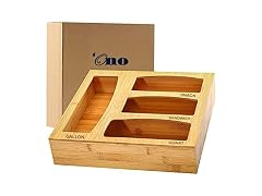 ono Ziplock Bag Organizer Bamboo