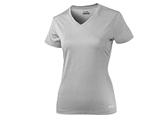 FILA Women's Heather V-Neck Tee, 3 Colors