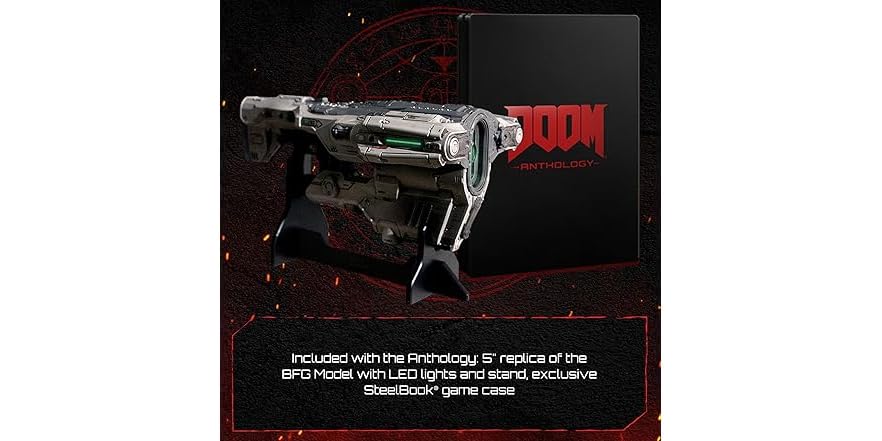 (Code in Box) DOOM Anthology Exclusive SteelBook & 5
