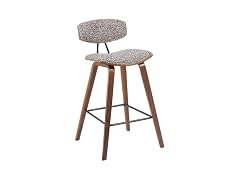 Armen Fox Counter Bar Stool, Walnut