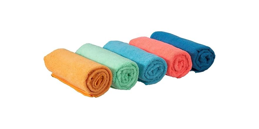 Superio Microfiber Cleaning Cloths Color-Coded for Easy Organization ...