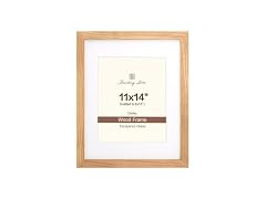 11x14 Solid Oak Wood Picture Frame