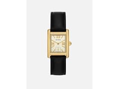 Tory Burch Women's The Eleanor Black Leather Watch