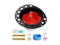 PVC Freestanding Tub Drain Kit, 2 Brass Tail Pipes