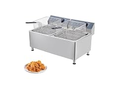 Commercial Deep Fryer 11L 1700W Stainless Steel Electric Countertop Fryer