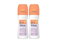Dry Idea Roll On Unscented 3.25oz 2pk