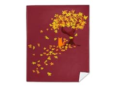 "Under the Autumn Leaves" Mink Fleece Blanket