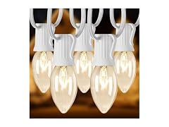 Brightown C9 Bulb Christmas String Lights Outdoor 50ft