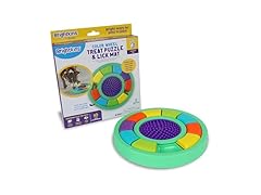 Brightkins Color Wheel Treat Puzzle & Lick Mat