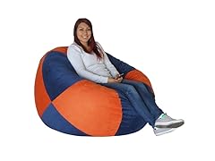 Blue and Orange 50" Bean Bag