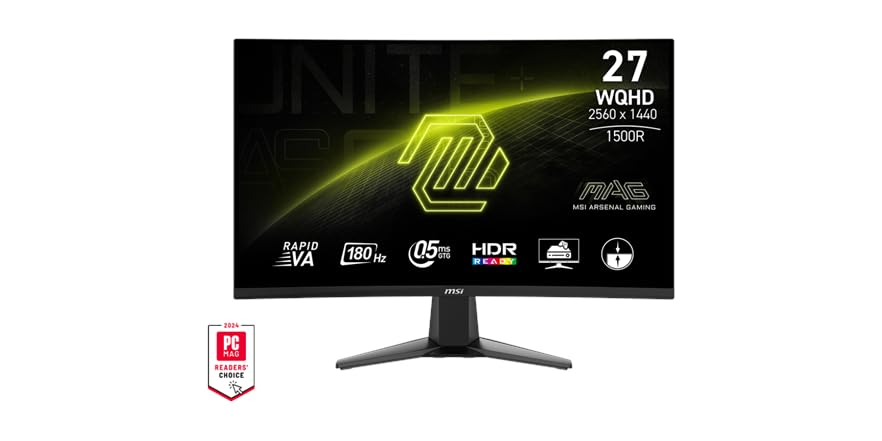 MSI 27" QHD Curved Monitor | MAG 27CQ6F