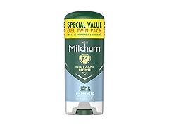 Mitchum Unscented Gel 2pk