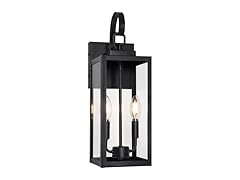 BesLowe 18" Outdoor Wall Light Fixture, 2-Light