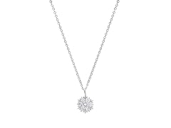 Moissanite Diamond Snowflake Necklace