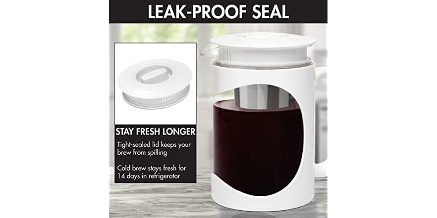 Primula Burke Cold Brew Coffee Maker – Smooth & Rich Flavor - Image 6