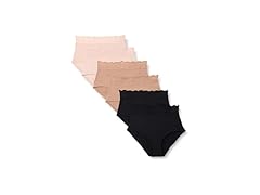 Amazon Essentials Womens Microfiber Full Brief 6Pk (S)